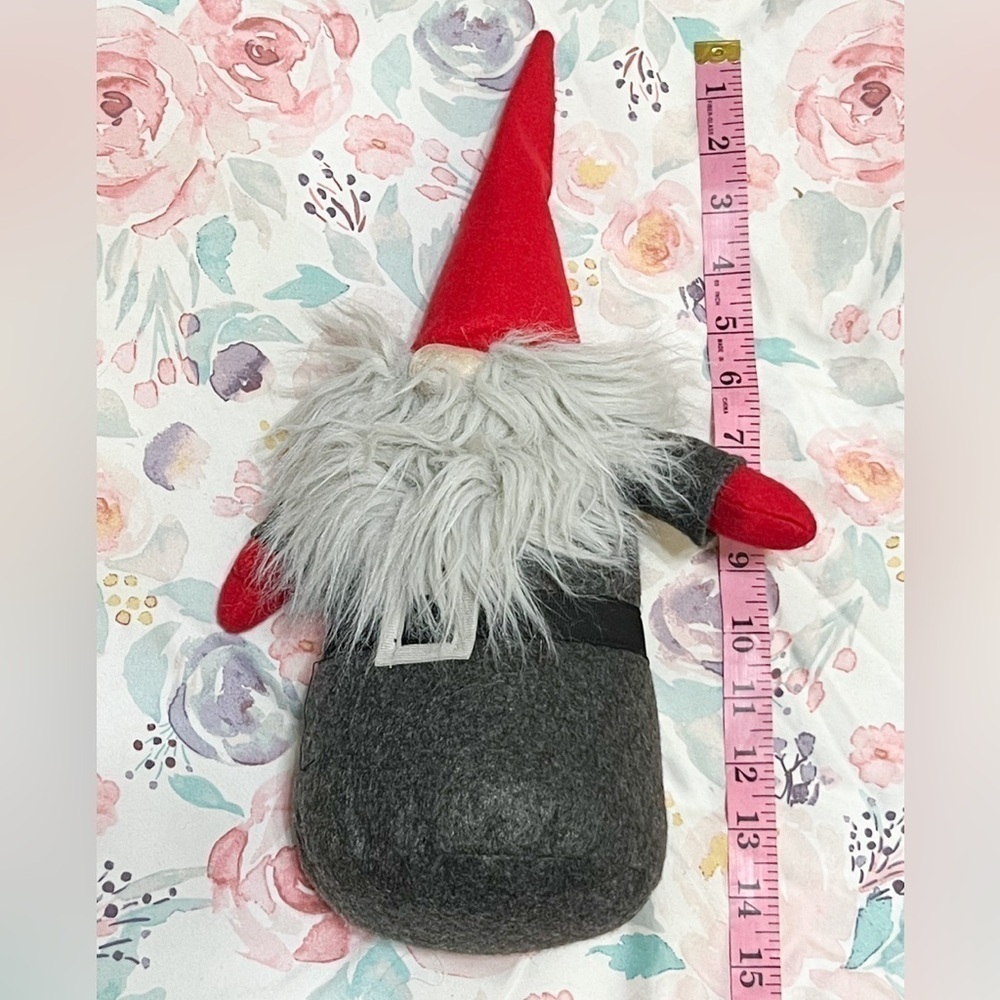 IKEA Vinterfint 18937 Santa Gnome Beard Red Hat buckle 14 1/2” Polyester - Picture 2 of 6
